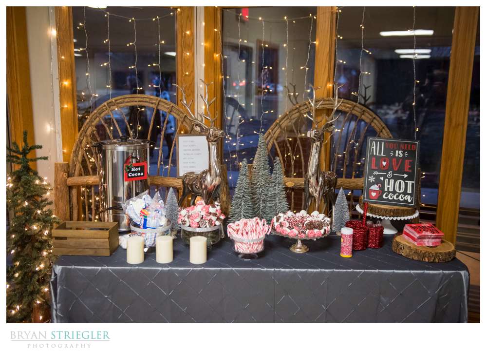 winter wedding decorations